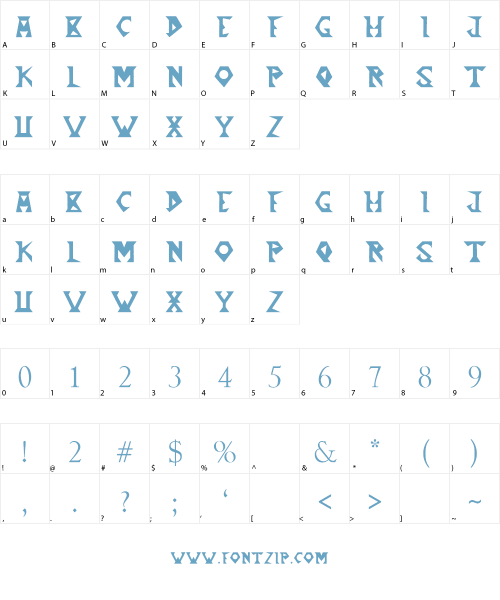 Starship 32 Font Character